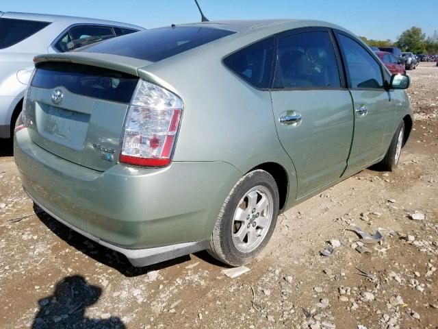 JTDKB20U163139109 - 2006 TOYOTA PRIUS GREEN photo 4