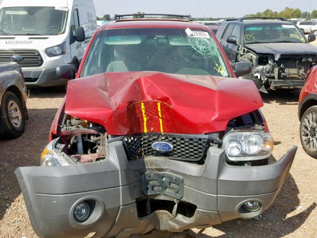 1FMYU03Z76KD03044 - 2006 FORD ESCAPE XLT RED photo 7