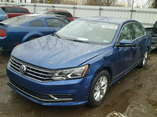 1VWAT7A3XHC079777 - 2017 VOLKSWAGEN PASSAT S BLUE photo 2