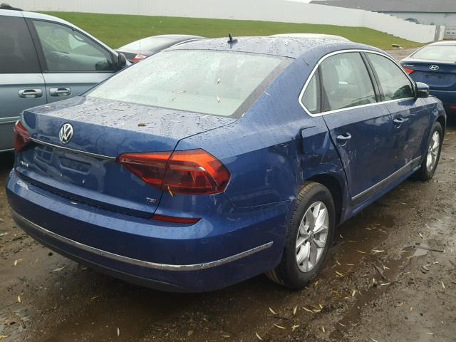 1VWAT7A3XHC079777 - 2017 VOLKSWAGEN PASSAT S BLUE photo 4