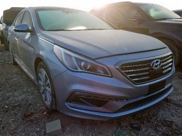 5NPE34AF5GH273469 - 2016 HYUNDAI SONATA SPO GRAY photo 1