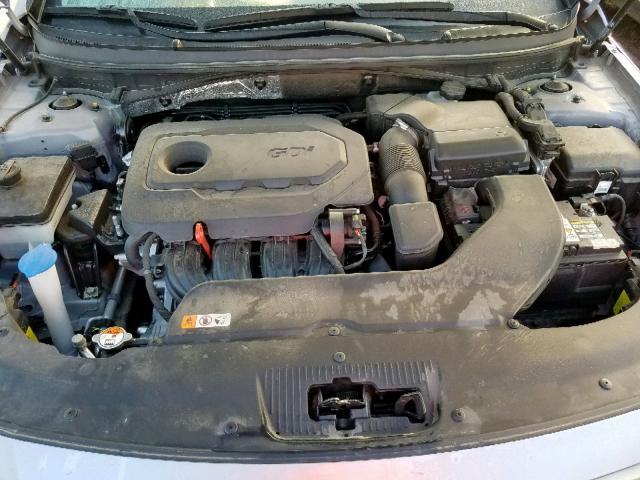 5NPE34AF5GH273469 - 2016 HYUNDAI SONATA SPO GRAY photo 7