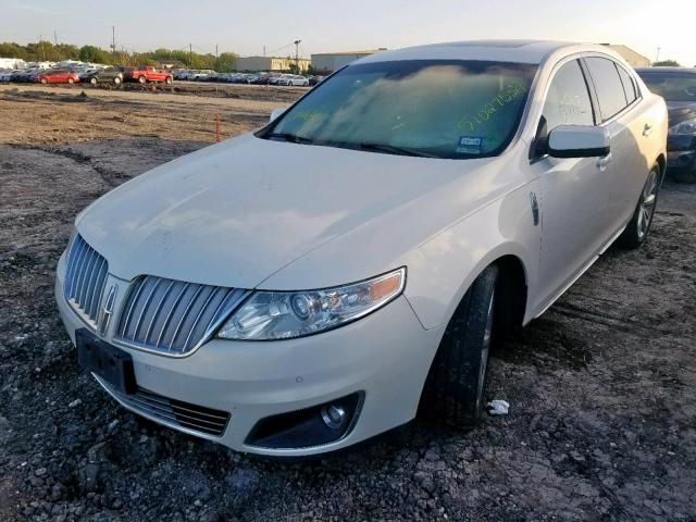 1LNHL9DR5CG806284 - 2012 LINCOLN MKS WHITE photo 2