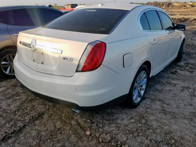 1LNHL9DR5CG806284 - 2012 LINCOLN MKS WHITE photo 4