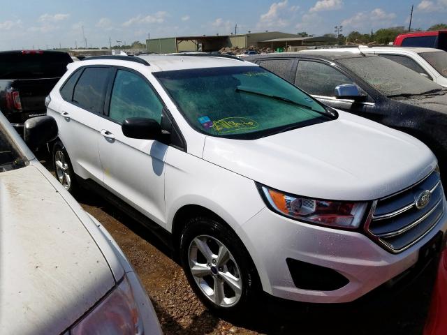 2FMTK3G88FBC33390 - 2015 FORD EDGE SE WHITE photo 1