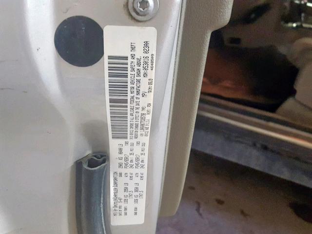 1J8HG48K77C695798 - 2007 JEEP COMMANDER ვერცხლისფერი ფოტო 10