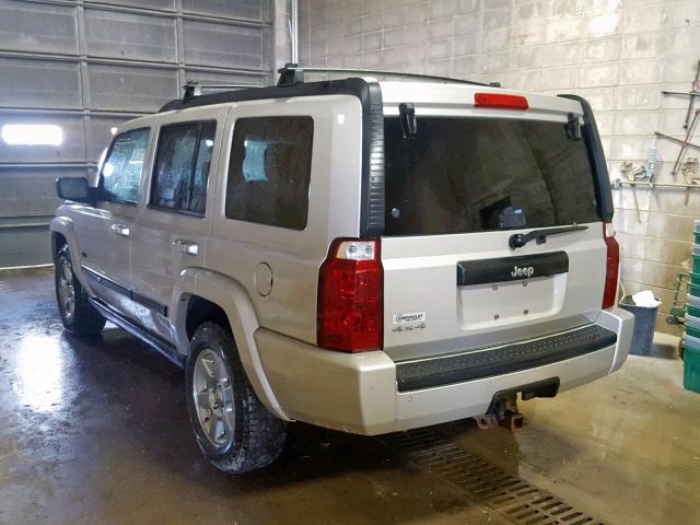 1J8HG48K77C695798 - 2007 JEEP COMMANDER ვერცხლისფერი ფოტო 3