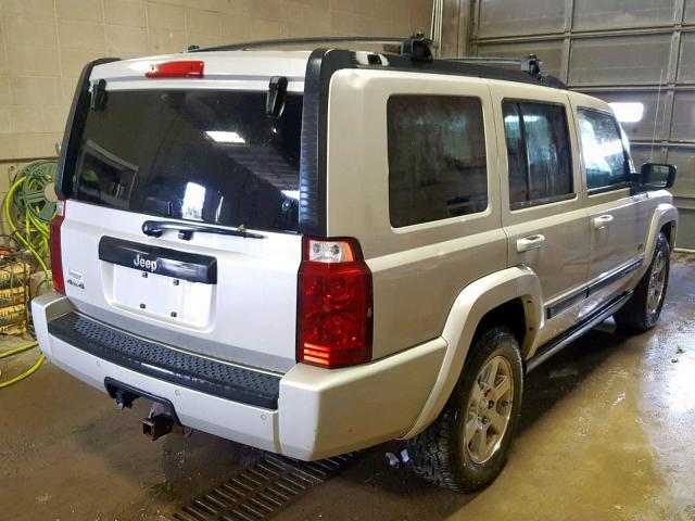 1J8HG48K77C695798 - 2007 JEEP COMMANDER ვერცხლისფერი ფოტო 4