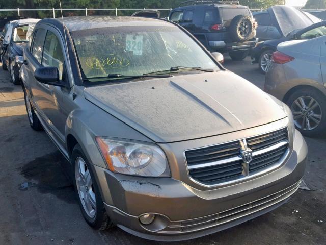 1B3HB48B47D352500 - 2007 DODGE CALIBER SX GOLD photo 1