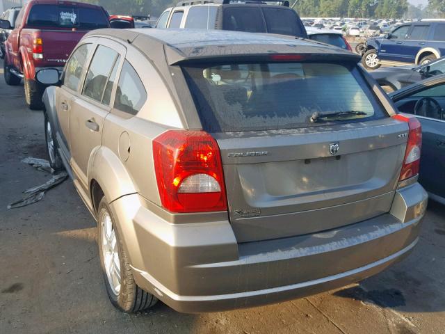 1B3HB48B47D352500 - 2007 DODGE CALIBER SX GOLD photo 3