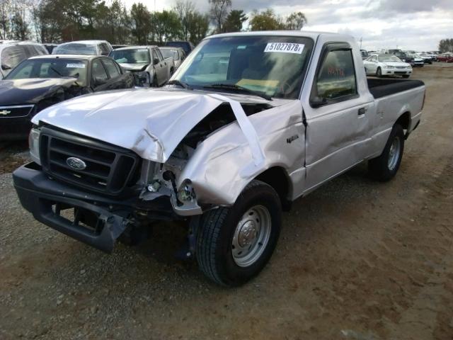 1FTYR10D45PA98126 - 2005 FORD RANGER SILVER photo 2