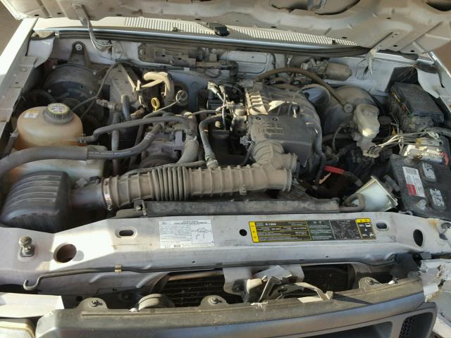 1FTYR10D45PA98126 - 2005 FORD RANGER SILVER photo 7