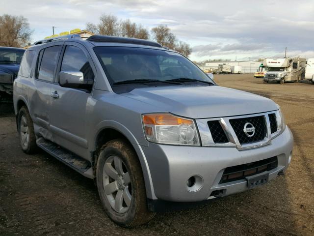 5N1AA0NC6BN616453 - 2011 NISSAN ARMADA SV SILVER photo 1