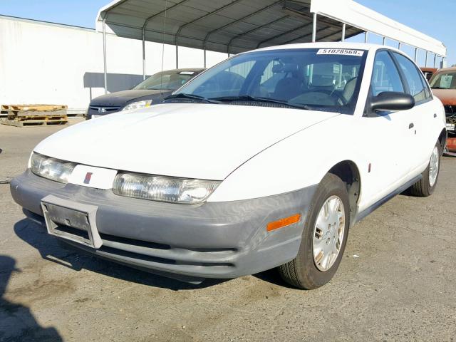 1G8ZH528XVZ207105 - 1997 SATURN SL1 WHITE photo 2