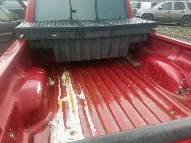 1FTCR14U7TTA72323 - 1996 FORD RANGER SUP RED photo 9