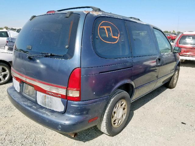 4M2DV11W7TDJ55793 - 1996 MERCURY VILLAGER BLUE photo 4