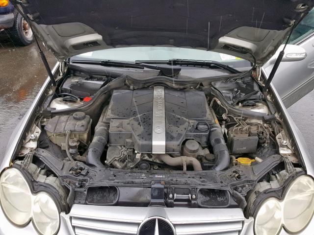 WDBTJ65JX3F060012 - 2003 MERCEDES-BENZ CLK 320C SILVER photo 7