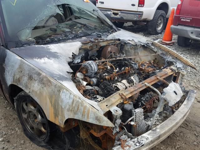 1G4CW54K814127380 - 2001 BUICK PARK AVENU MAROON photo 10