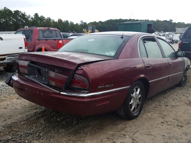 1G4CW54K814127380 - 2001 BUICK PARK AVENU MAROON photo 4