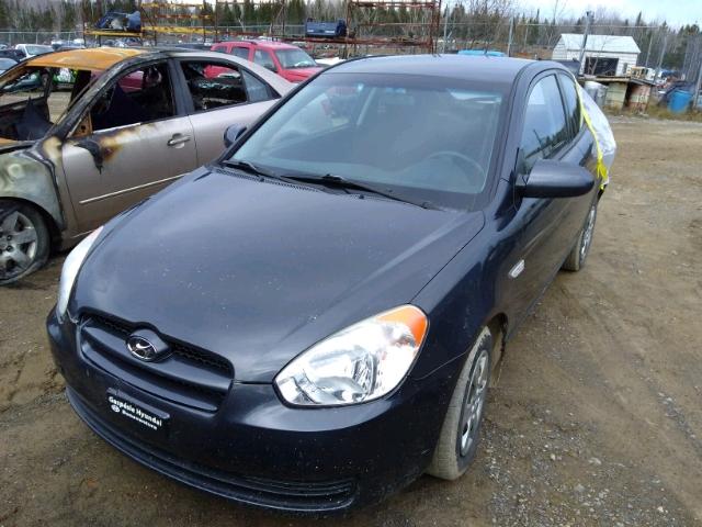 KMHCN35C79U135934 - 2009 HYUNDAI ACCENT SE CHARCOAL photo 2