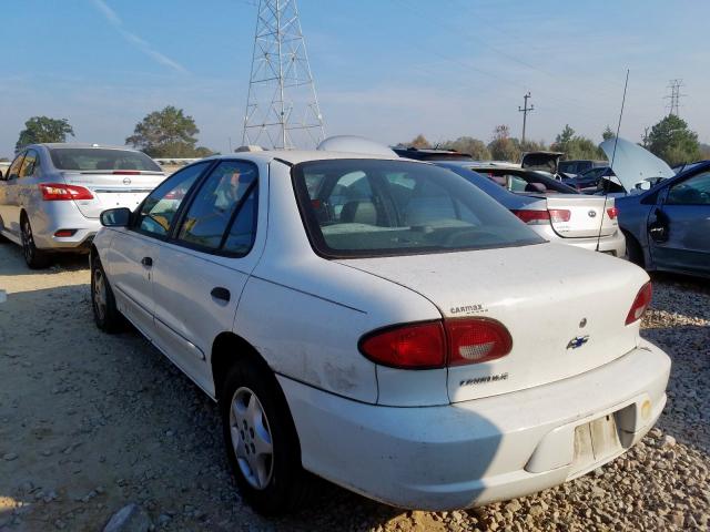 1G1JC524427313676 - 2002 CHEVROLET CAVALIER B WHITE photo 3