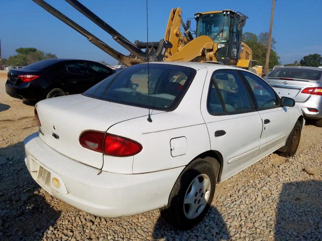 1G1JC524427313676 - 2002 CHEVROLET CAVALIER B WHITE photo 4