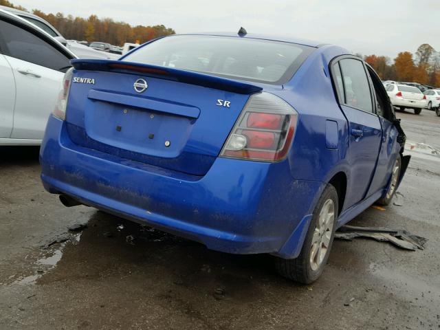 3N1AB6AP0AL710164 - 2010 NISSAN SENTRA 2.0 BLUE photo 4