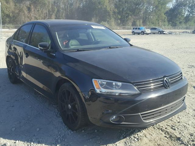 3VWLL7AJ0EM415650 - 2014 VOLKSWAGEN JETTA TDI BLACK photo 1