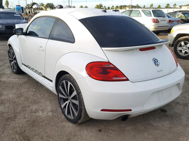 3VWVA7AT3CM603348 - 2012 VOLKSWAGEN BEETLE TUR WHITE photo 3