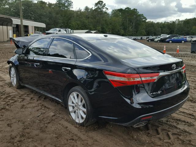4T1BK1EB7DU060953 - 2013 TOYOTA AVALON BAS BLACK photo 3