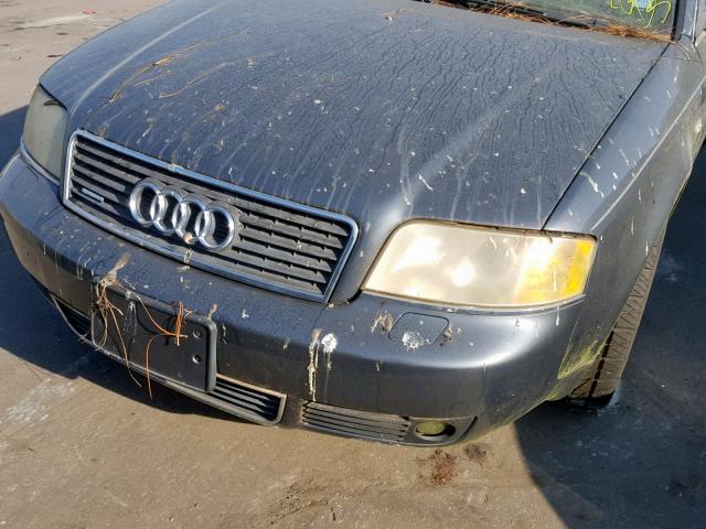 WAULT64B94N074848 - 2004 AUDI A6 3.0 QUA GRAY photo 9