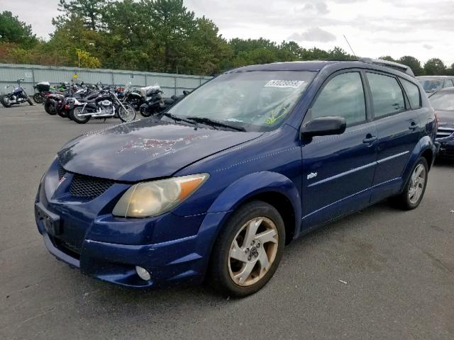 5Y2SL62834Z424828 - 2004 PONTIAC VIBE BLUE photo 2