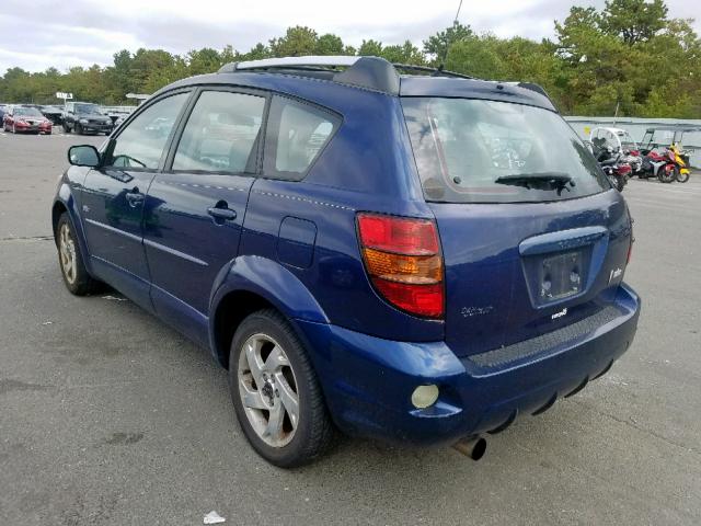 5Y2SL62834Z424828 - 2004 PONTIAC VIBE BLUE photo 3