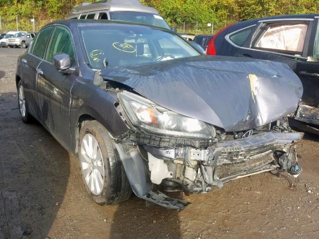 1HGCR2F85DA045688 - 2013 HONDA ACCORD EXL GRAY photo 1