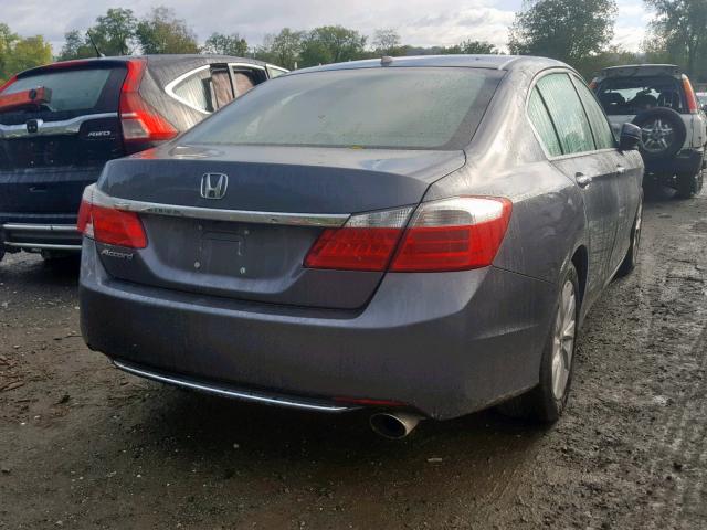 1HGCR2F85DA045688 - 2013 HONDA ACCORD EXL GRAY photo 4