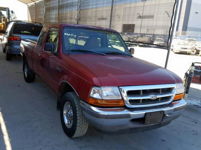 1FTYR14U2WPB15453 - 1998 FORD RANGER SUP RED photo 1