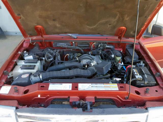 1FTYR14U2WPB15453 - 1998 FORD RANGER SUP RED photo 7
