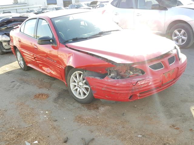 1G2NF52E5YM723958 - 2000 PONTIAC GRAND AM S RED photo 1