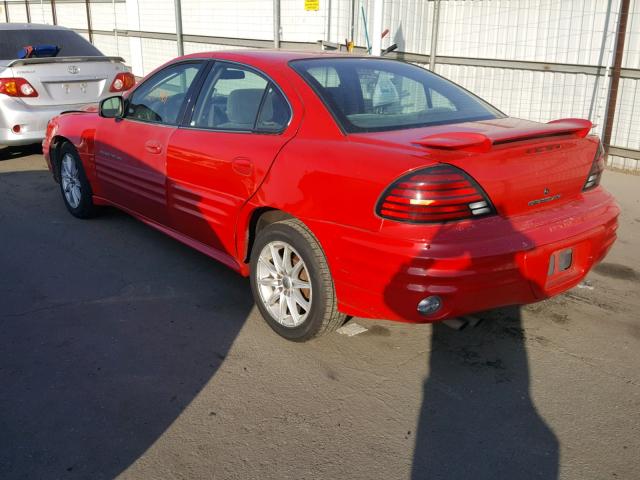 1G2NF52E5YM723958 - 2000 PONTIAC GRAND AM S RED photo 3