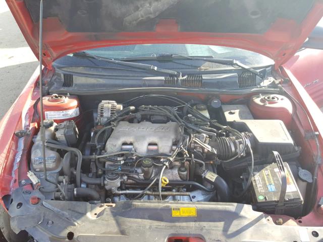 1G2NF52E5YM723958 - 2000 PONTIAC GRAND AM S RED photo 7