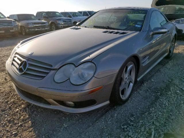 WDBSK75F54F082799 - 2004 MERCEDES-BENZ SL 500 SILVER photo 2