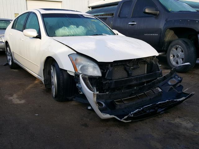 1N4BA41E58C803913 - 2008 NISSAN MAXIMA SE WHITE photo 1