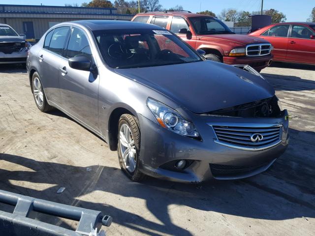 JN1CV6AP1FM580909 - 2015 INFINITI Q40 GRAY photo 1