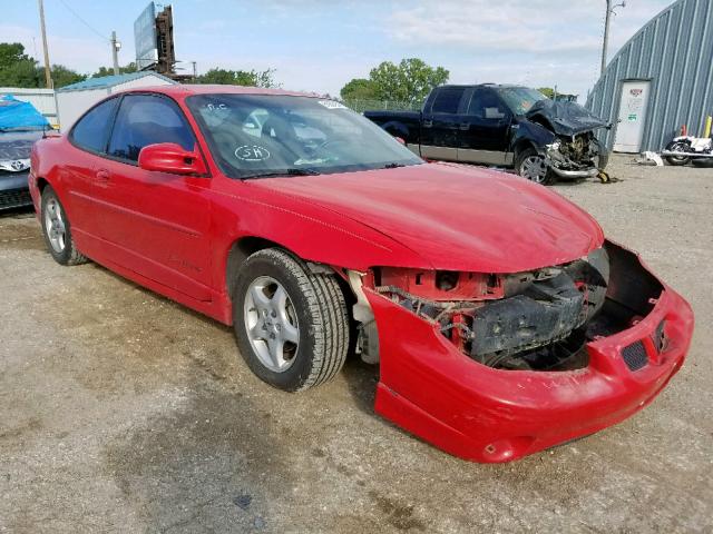 1G2WP12K8YF159288 - 2000 PONTIAC GRAND PRIX RED photo 1
