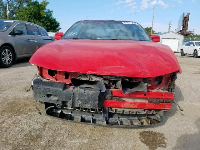 1G2WP12K8YF159288 - 2000 PONTIAC GRAND PRIX RED photo 9