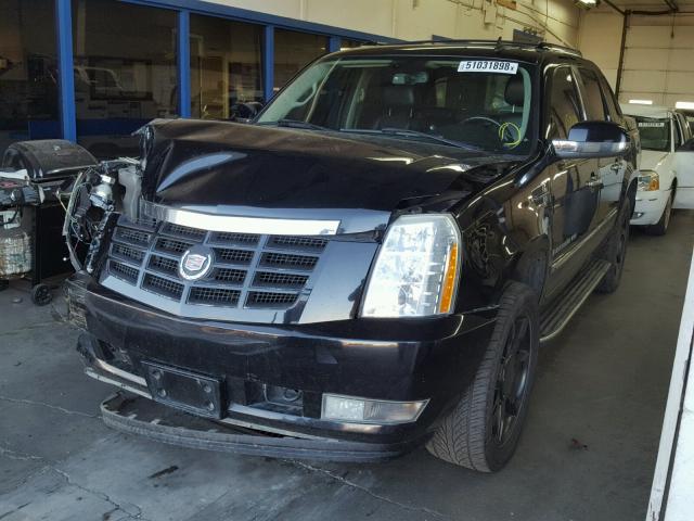 3GYFK62848G142539 - 2008 CADILLAC ESCALADE E BLACK photo 2