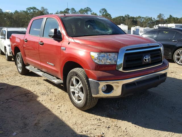 5TFDW5F13CX234836 - 2012 TOYOTA TUNDRA CRE RED photo 1