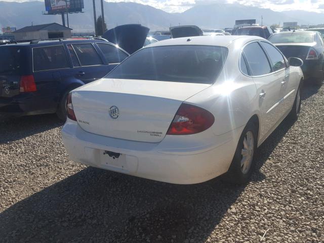 2G4WD532451264550 - 2005 BUICK LACROSSE C WHITE photo 4