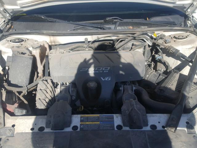 2G4WD532451264550 - 2005 BUICK LACROSSE C WHITE photo 7