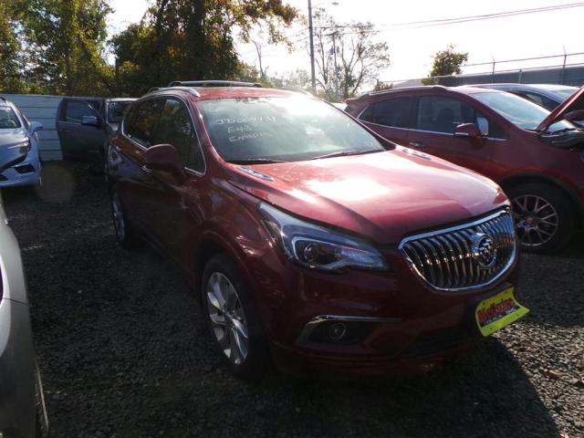 LRBFX3SX9JD004431 - 2018 BUICK ENVISION P RED photo 1